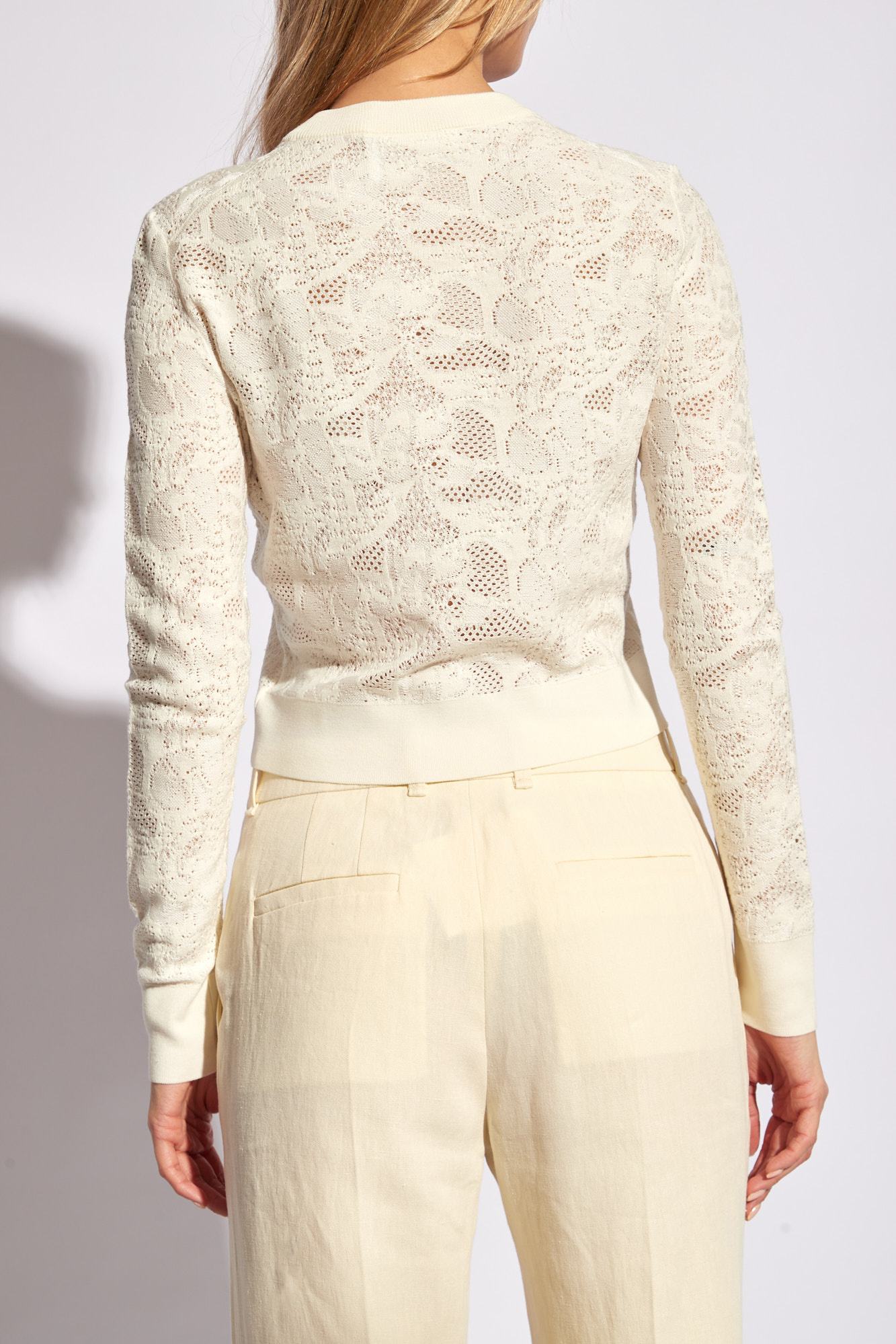 Cream 2024 lace cardigan